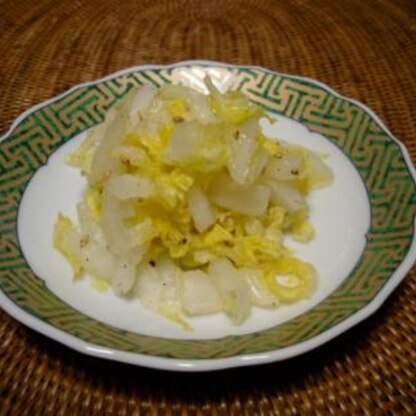 花椒の清涼感☆白菜をこんなに爽やかに食べられるとは～☆覚えておきたいレシピです